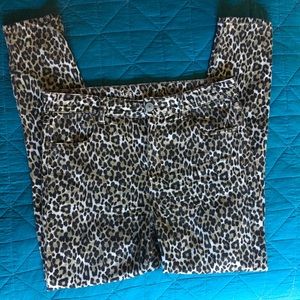 American Eagle Leopard Jeggings
